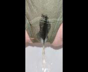 Pee in Panties Close up from toilet porn