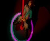 Red Hot Succubus Demon Girl Pole dancing | 3D Porn from naked 3