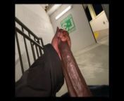 Cumming in Stair Case (Hope I Don’t Get Caught) from crying monster black cock