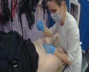 Medical fetish sounding in straitjacket from doctor fuck nurse in clinic