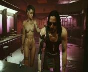 JUDY Cyberpunk 2077 hidden SEX scenes with Johnny Silverhand Full hd - 4K from joyce jimenez sex scene