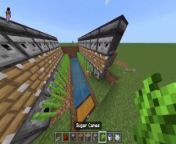 How To Build An Automatic Sugar Cane Farm from lets play volcano