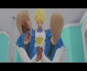 Android 18 Vs Vegeta from dbz goku and android 21