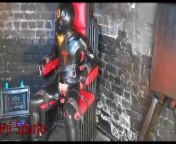 full latex gimp tied up tight in the milking chair from 谷歌引流优化【电报e10838】google留痕代发 yxk 0503