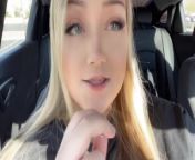 Pout Masturbates in a Parking Lot Trailer from blonde nude pink pussy