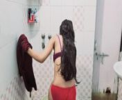 Younger stepSister Bathing Nude Desi Village Girl Bathroom Video from desi girl potty in bathroom