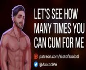 [M4F] Let's See How Many Times You Can Cum For Me | Mdom Boyfriend ASMR Roleplay Audio for Women from madura masturbandose